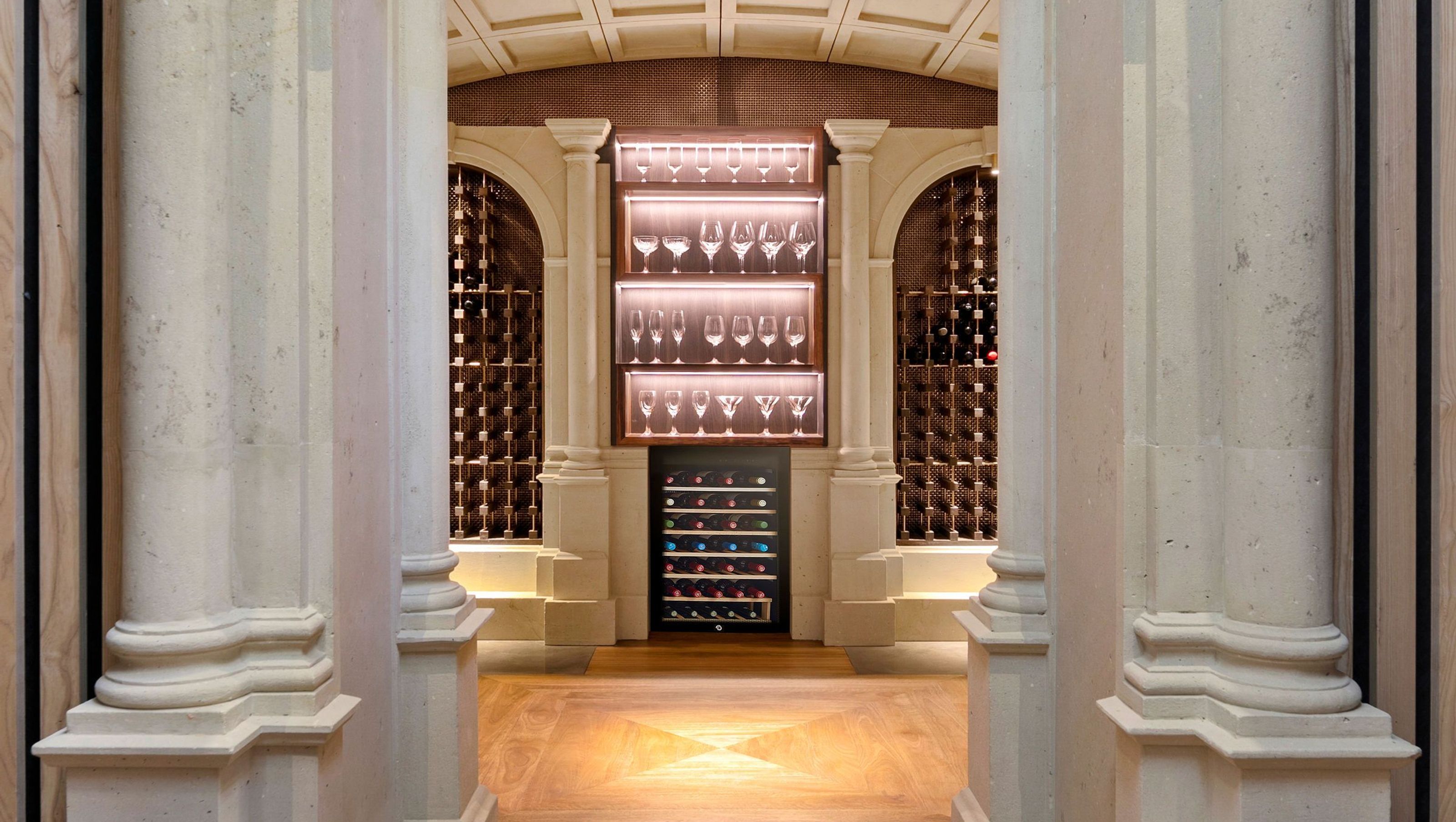 Hinuera Stone wine cellar