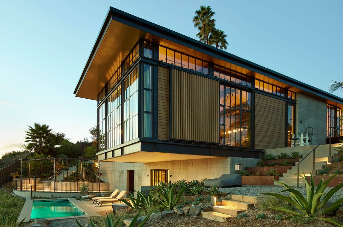 Gardens with a View | Hollywood Hills Residence