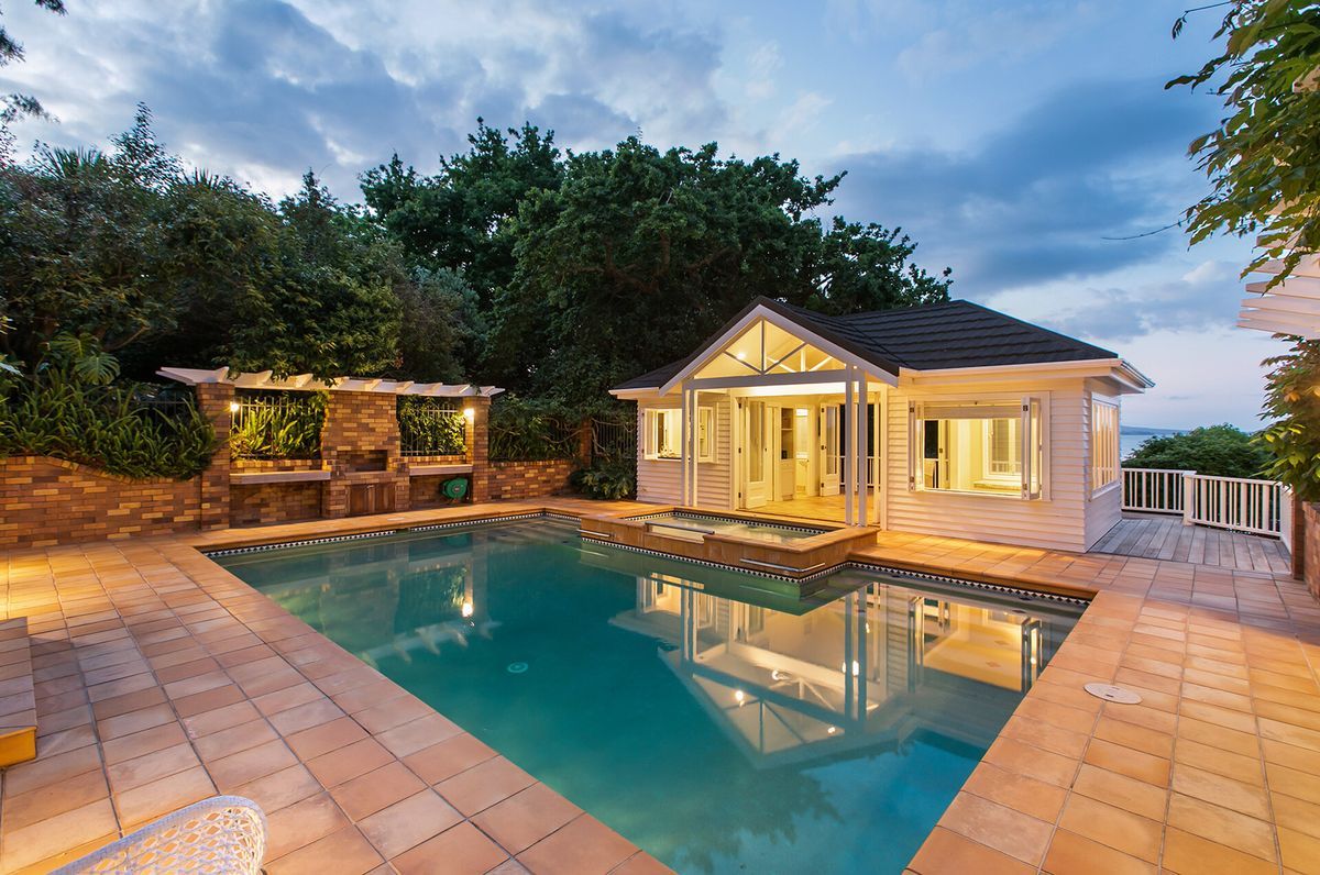 Island View Pavilion, Pool and Landscaping