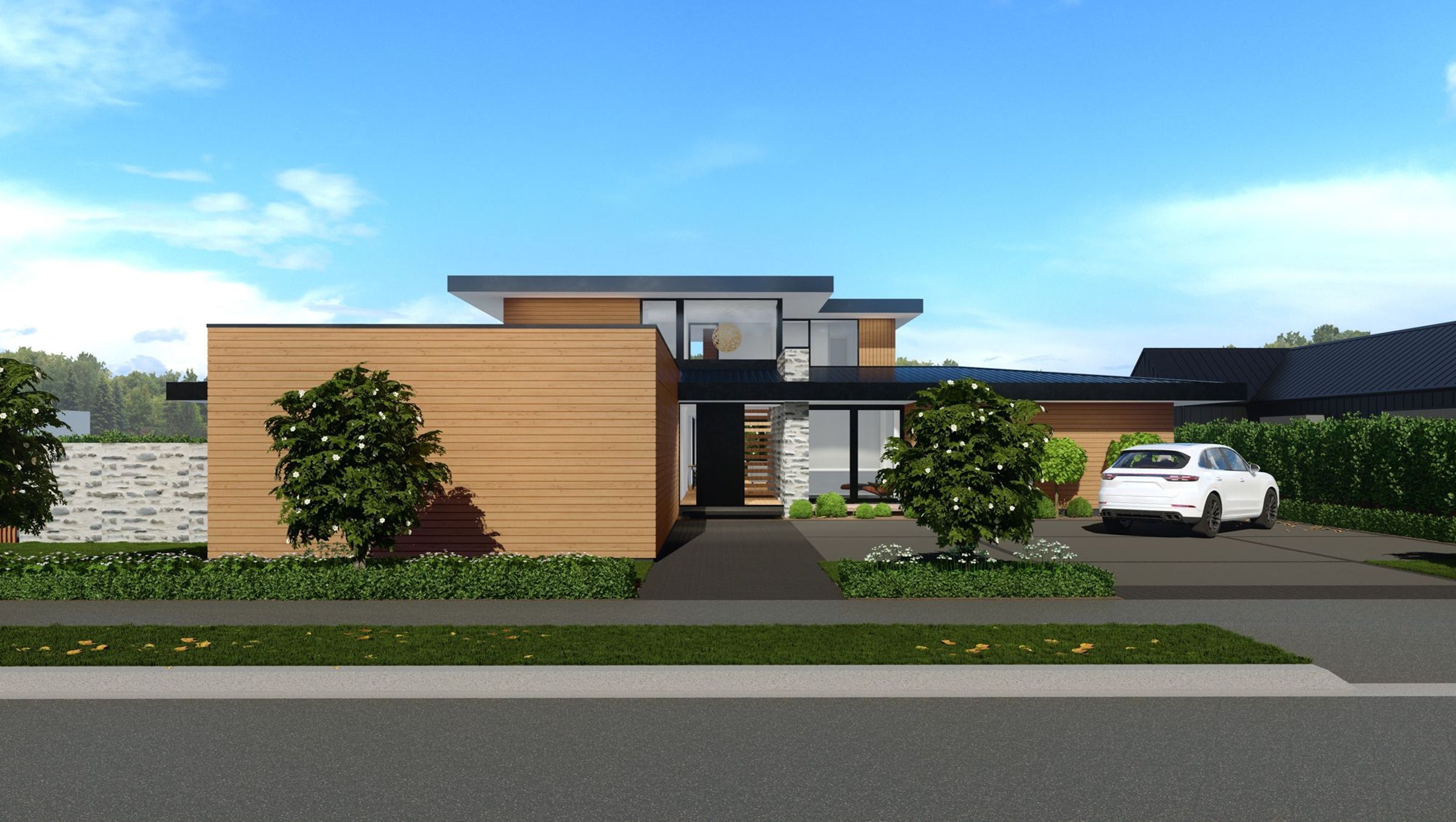 Flat Roof House