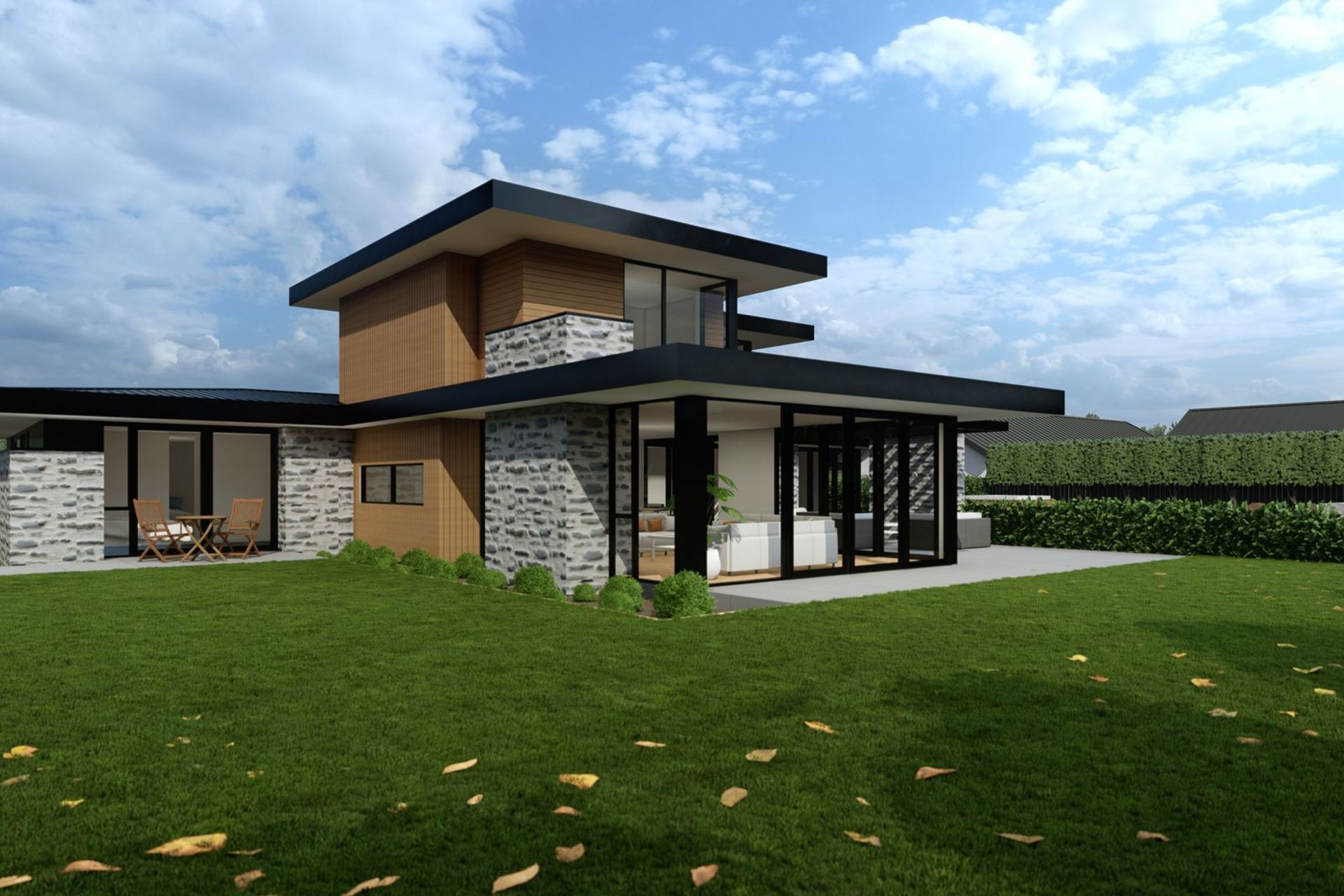Flat Roof House