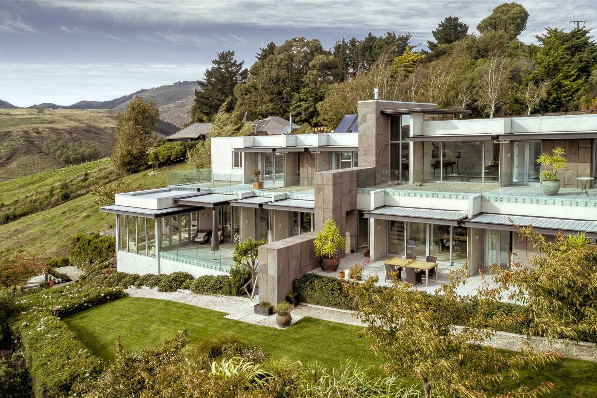 House into the hill