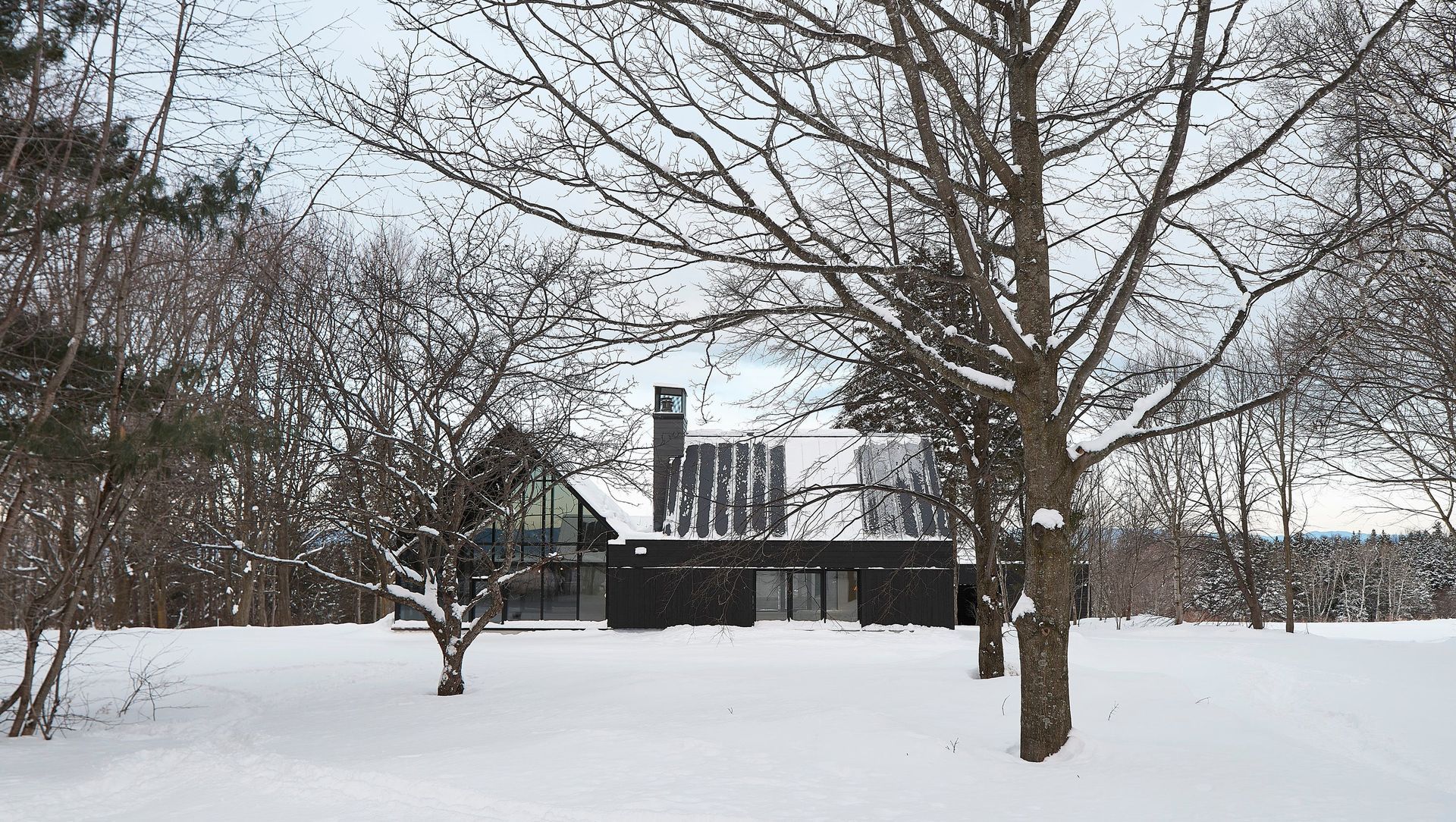 House on the river banner