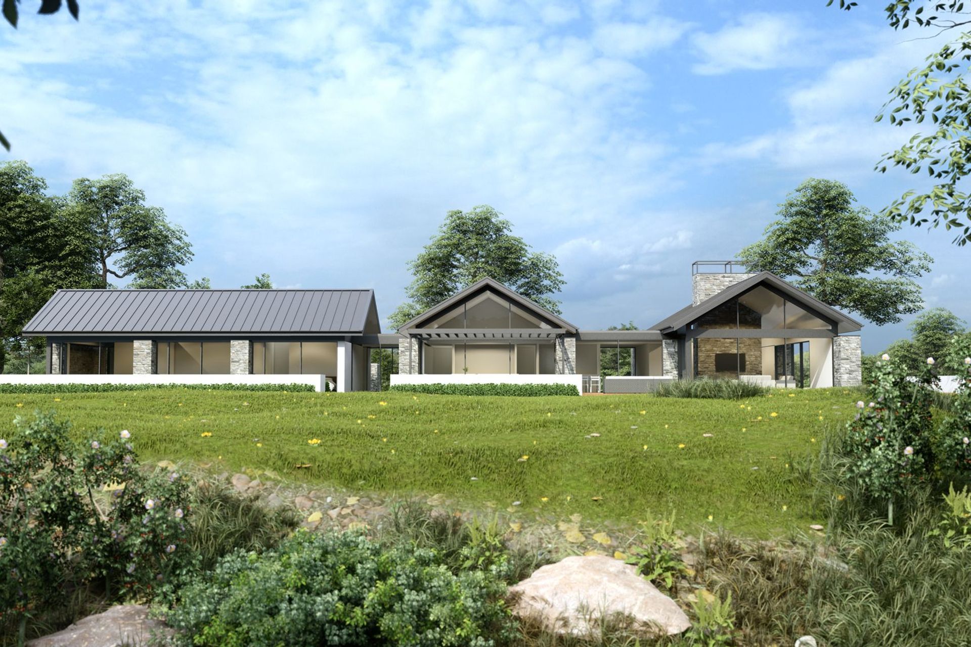 Triple Gable House