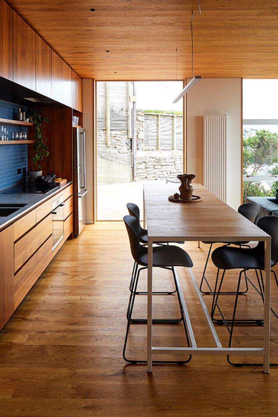 All the bedrooms and living areas are on the same floor. “When you've got a young child, you don't want to be running up and down stairs to another bedroom in the night.”