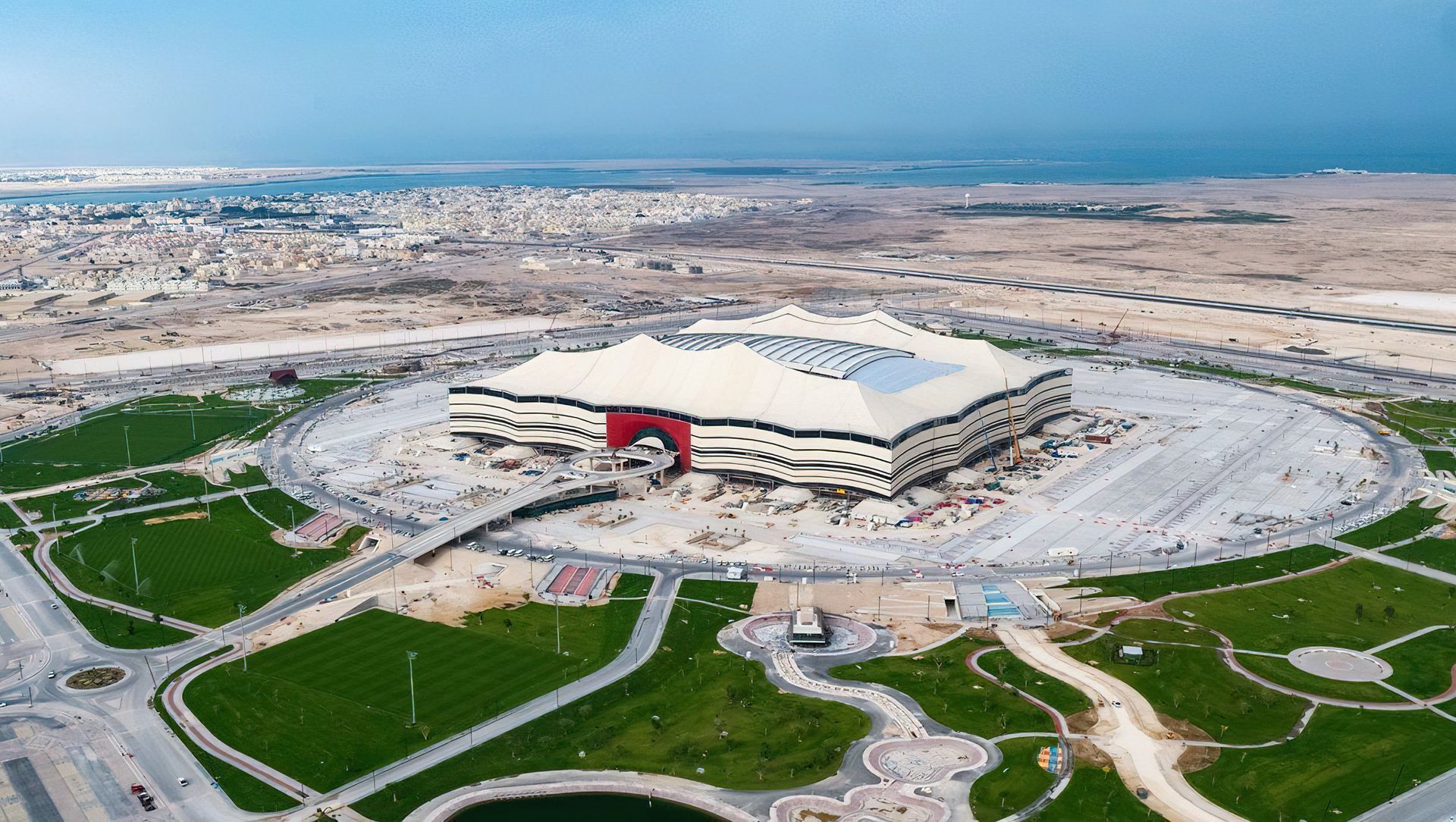Al Bayt Stadium, Qatar banner