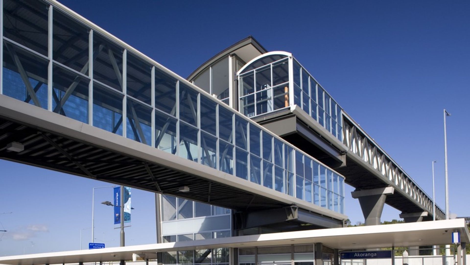 Northern Busway Pedestrian Bridge banner