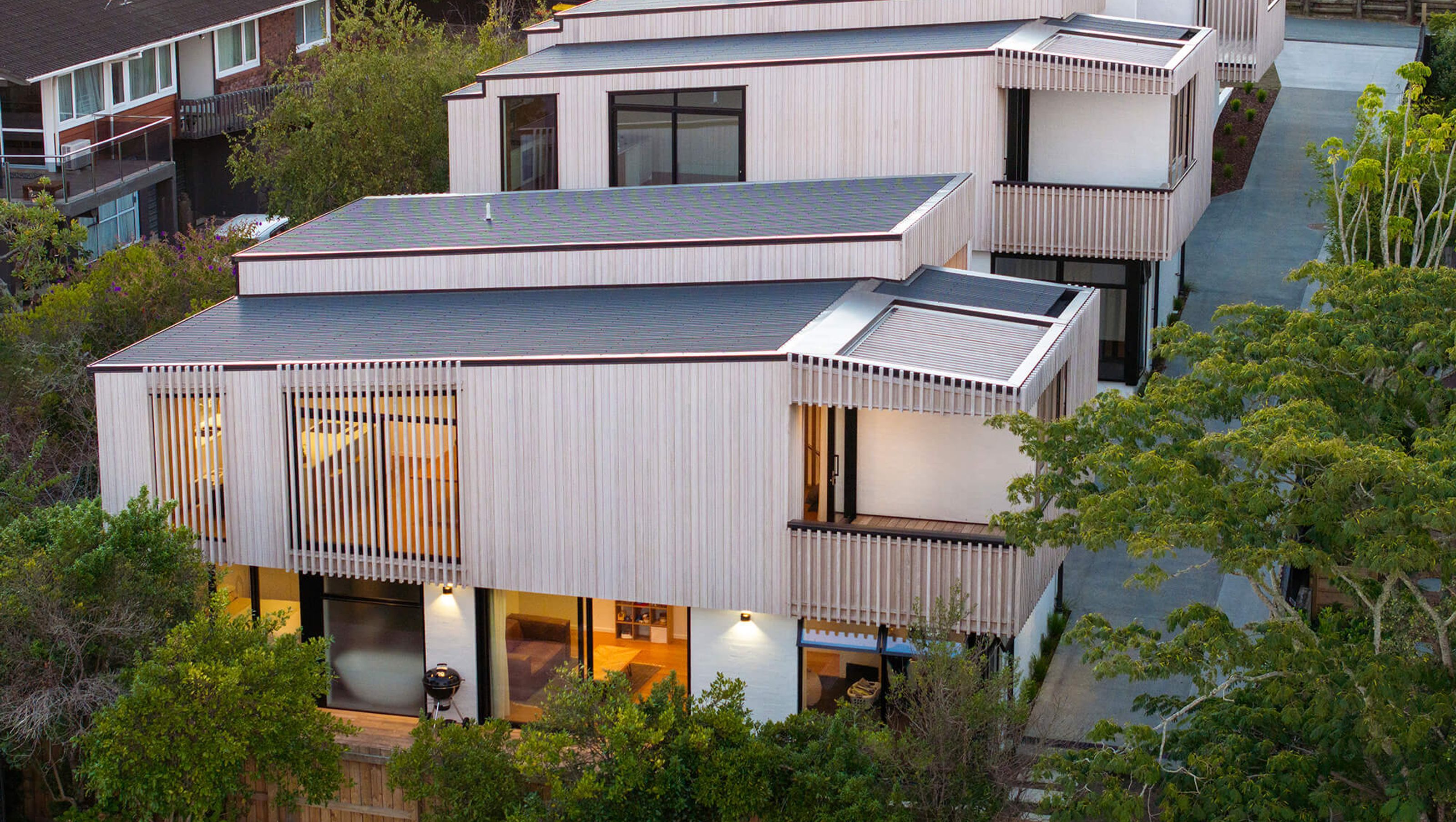 Terraced Trio