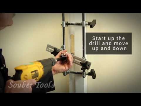 Hafele DBB Lock Morticer Jig and Fittings with 3 Cutters 001.67.700 gallery detail image