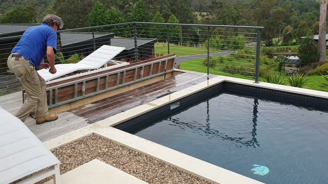 Under Deck UnderCover® Concealed Pool Cover - Powered gallery detail image