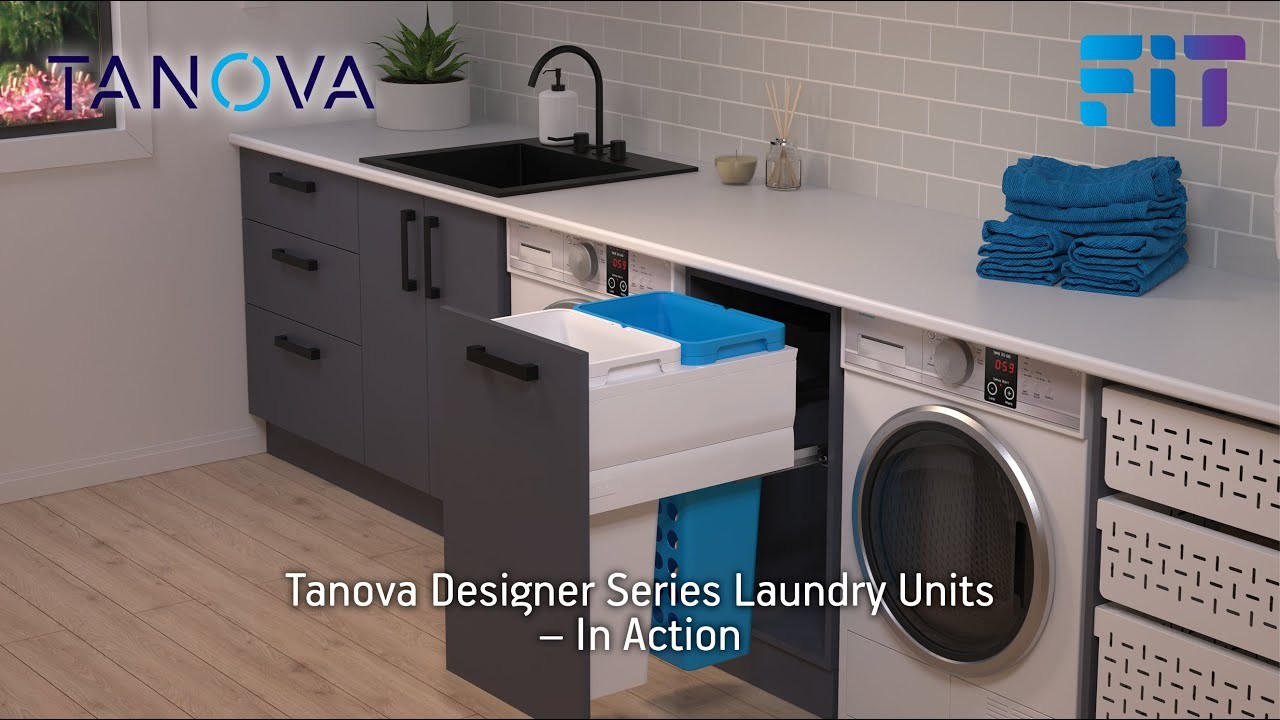 Tanova Designer Series Pull Out Laundry Units gallery detail image