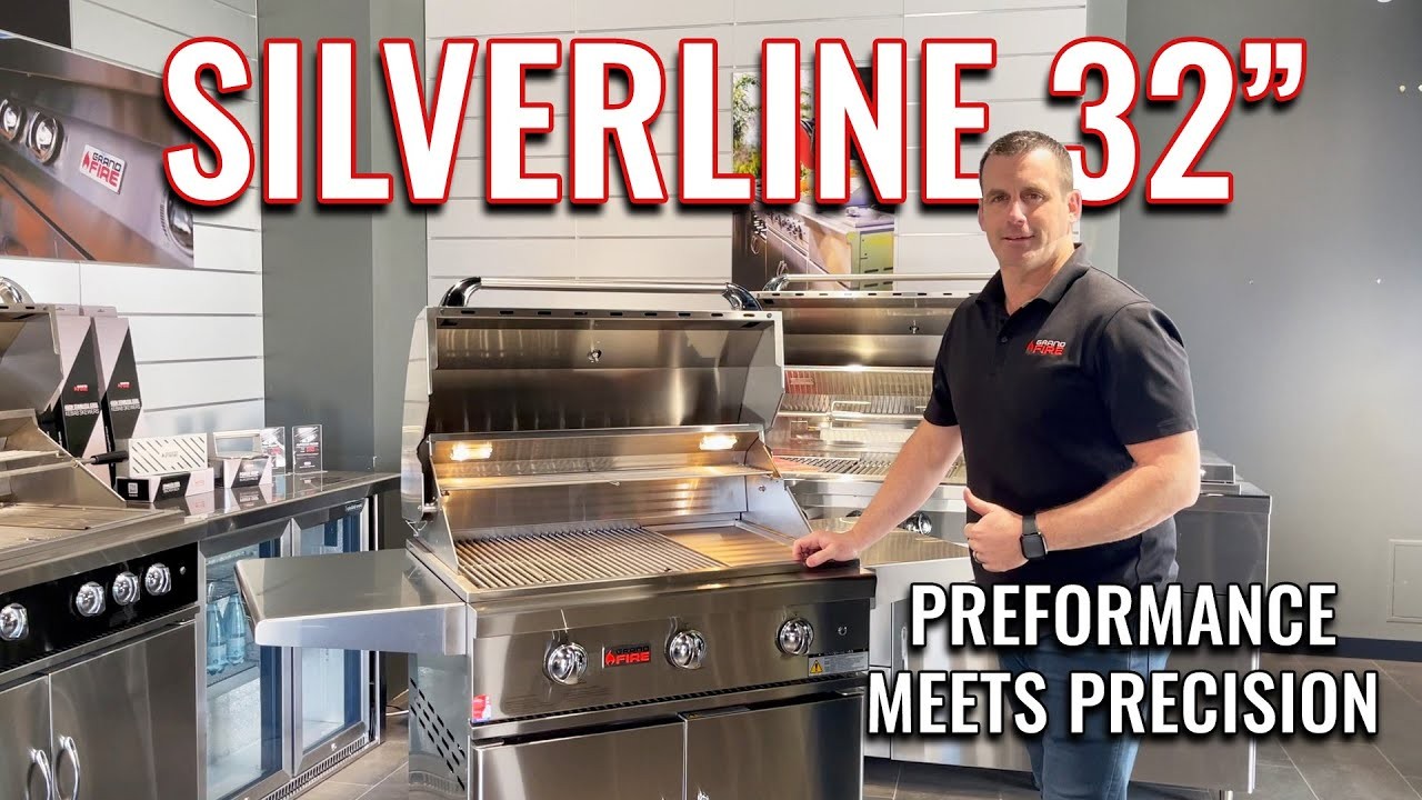 Grandfire Silverline 32" Gas BBQ Head Unit For In-Build gallery detail image
