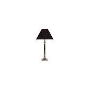 Pavilion Table Lamp - Nickel - 41Cm Black Shade gallery detail image