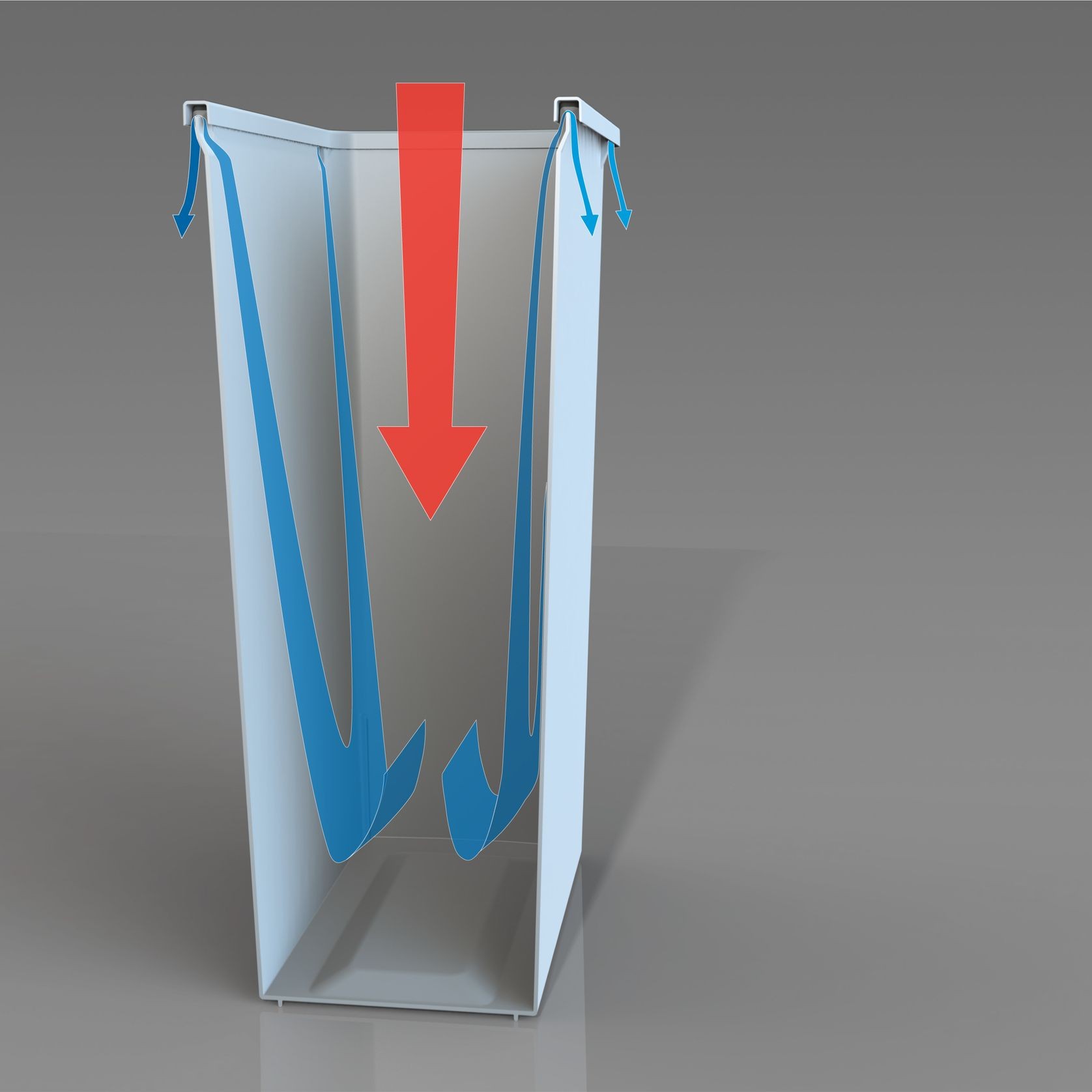 Compact Bin Storage - 1 x 40 Litre Bucket - Handle Pull gallery detail image
