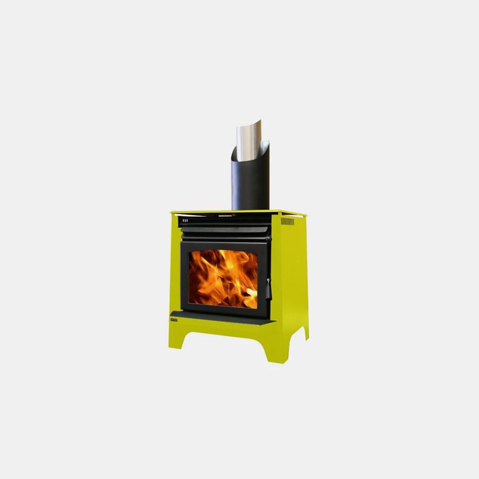 Phoenix Freestanding Wood Fireplace gallery detail image