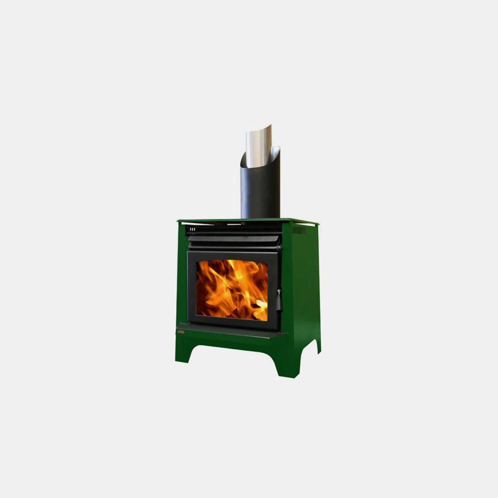 Phoenix Freestanding Wood Fireplace gallery detail image