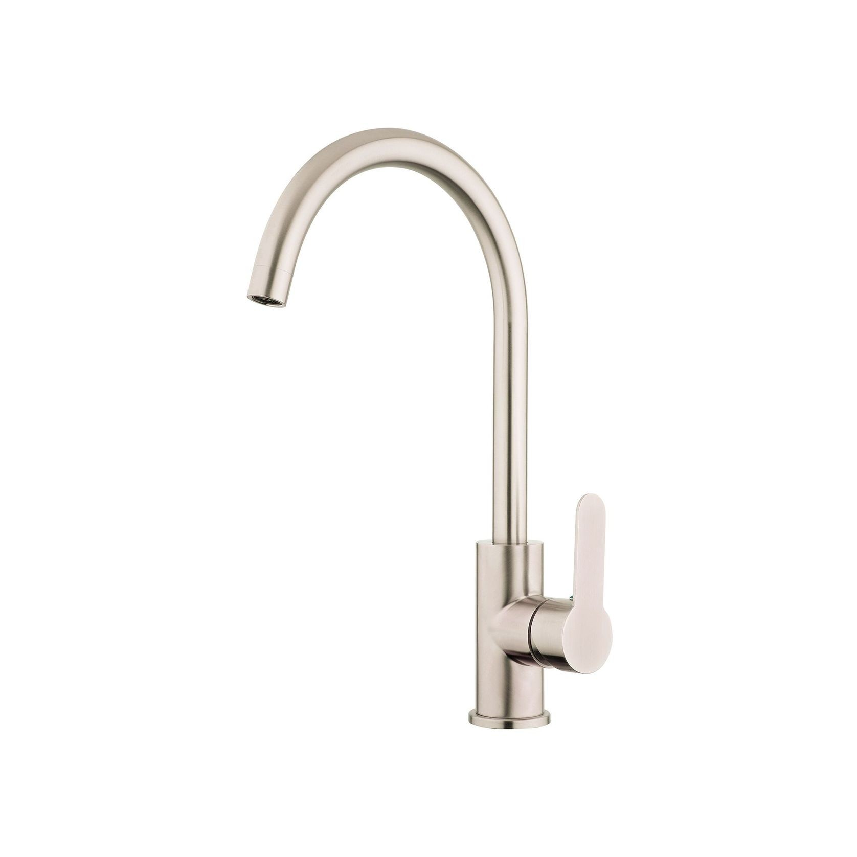 Stainless Gooseneck Sink Mixer with Cold Start tech gallery detail image