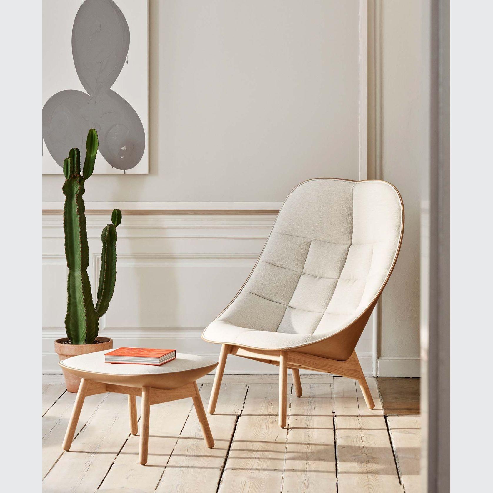 Uchiwa Lounge Chair by HAY gallery detail image