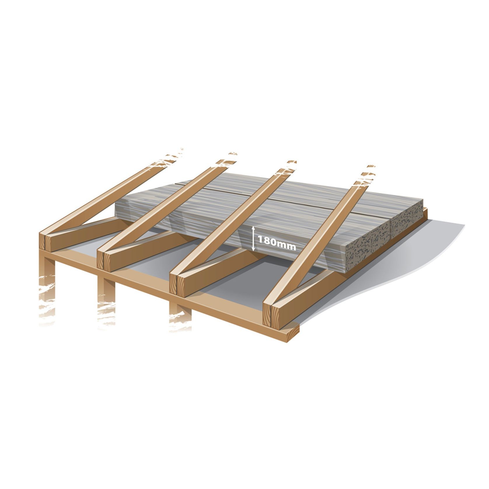 Wool Blend Ceiling Insulation gallery detail image