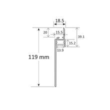 TL013 Plaster In LED Strip Profile for Cove Lighting gallery detail image