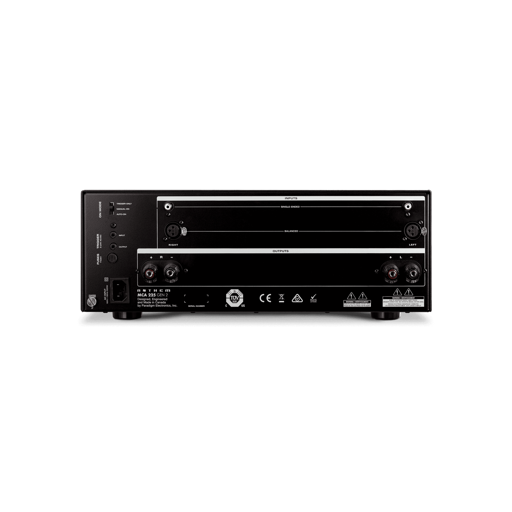 Anthem Power Amplifier MCA-225 Gen 2 Black gallery detail image