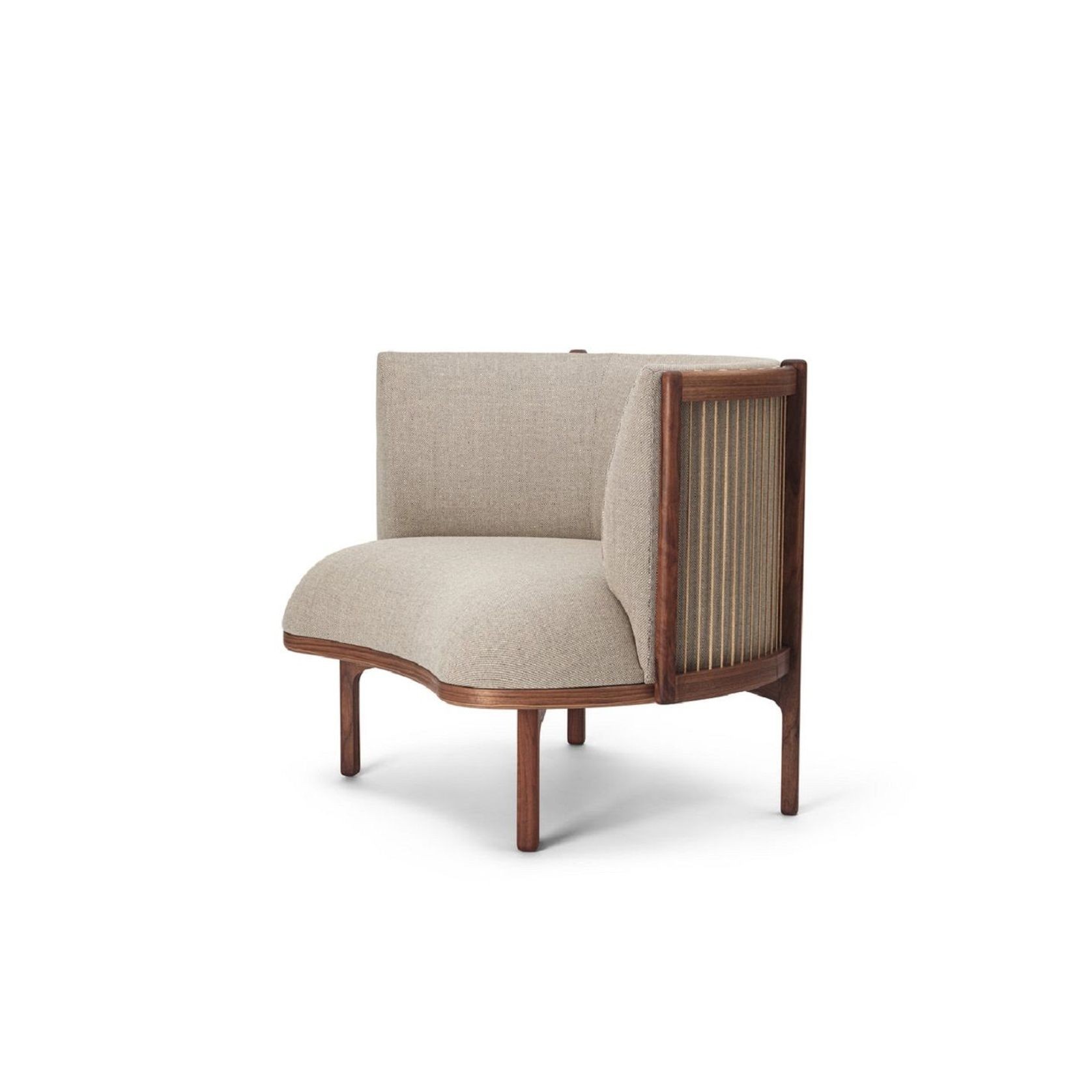 RF1904 Sideways Lounge Chair Walnut gallery detail image