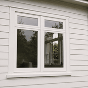 Window configuration change - casements to split-rail configuration