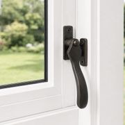 Close up of Escence Wood split-rail sash and weather seal system