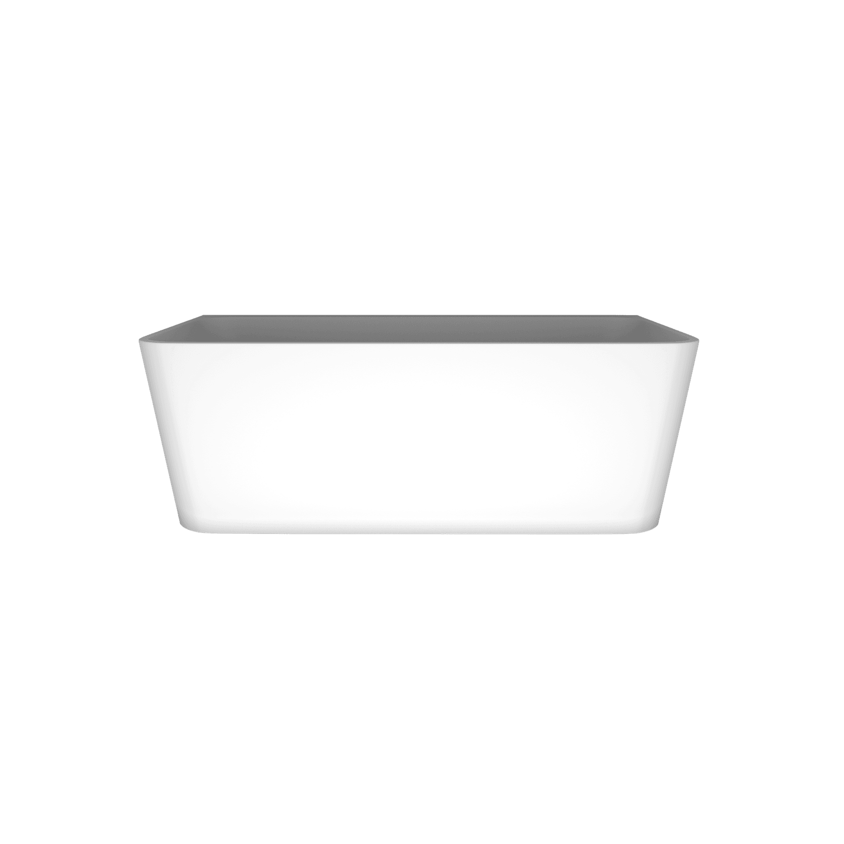 The Smith 1700mm Back To Wall Bath Matte White gallery detail image