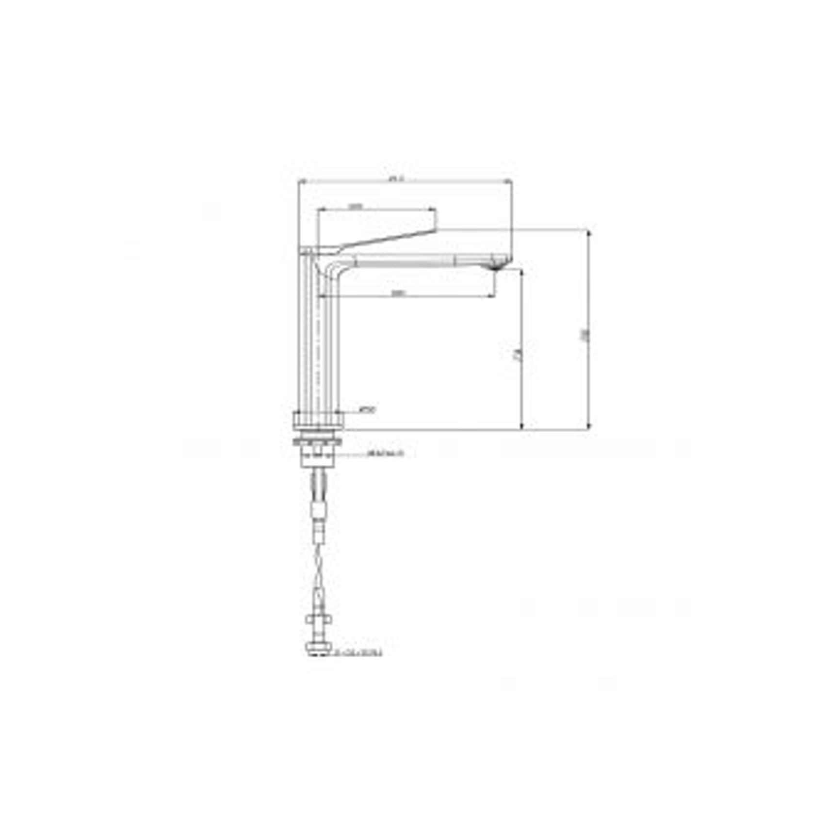Rushy Tall Basin Mixer Chrome gallery detail image