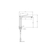 Rushy Tall Basin Mixer Matte Black gallery detail image