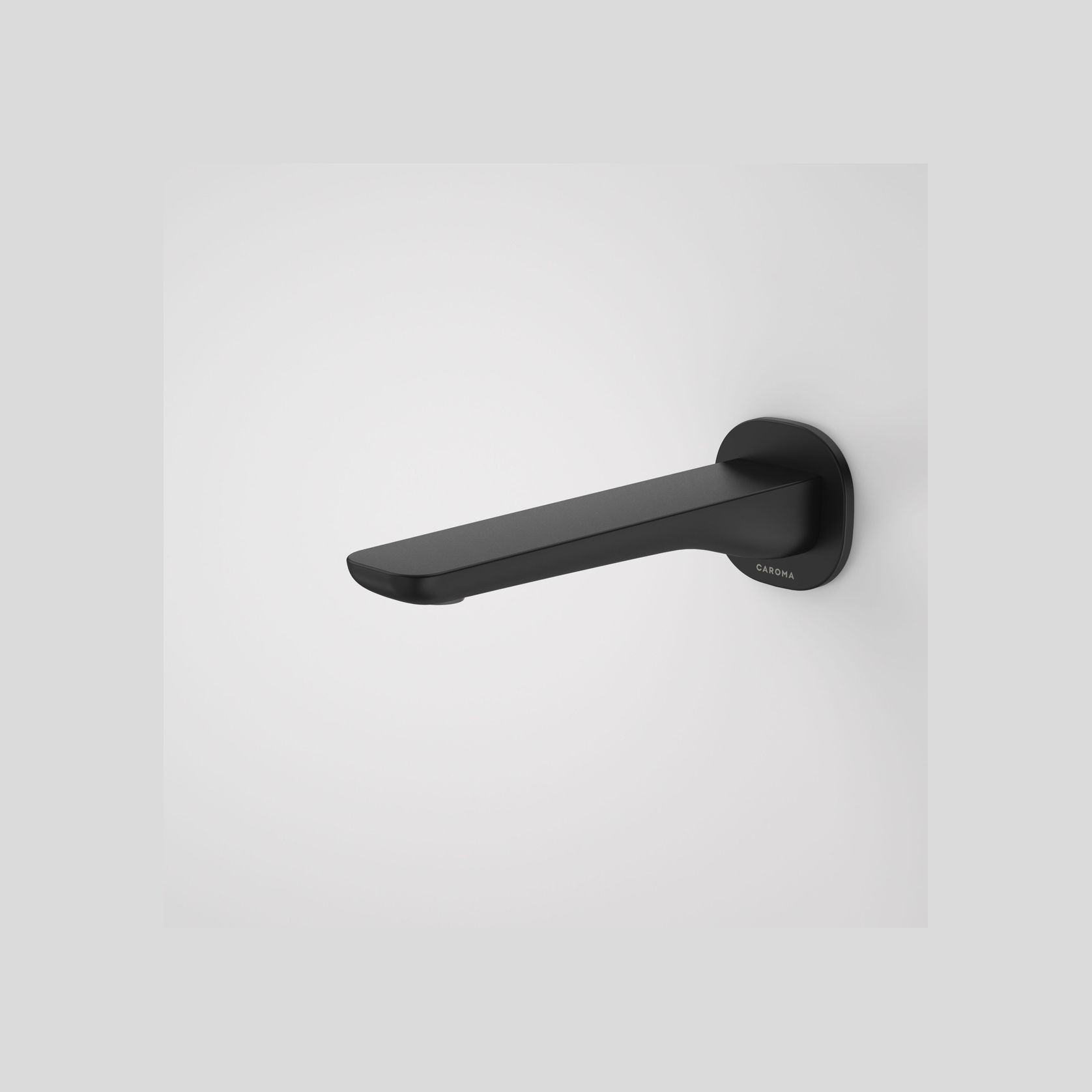 Contura II Basin/Bath Outlet 180mm | Matte Black gallery detail image