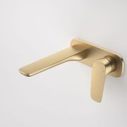 Contura II Wall Basin/Bath Mixer 180mm gallery detail image