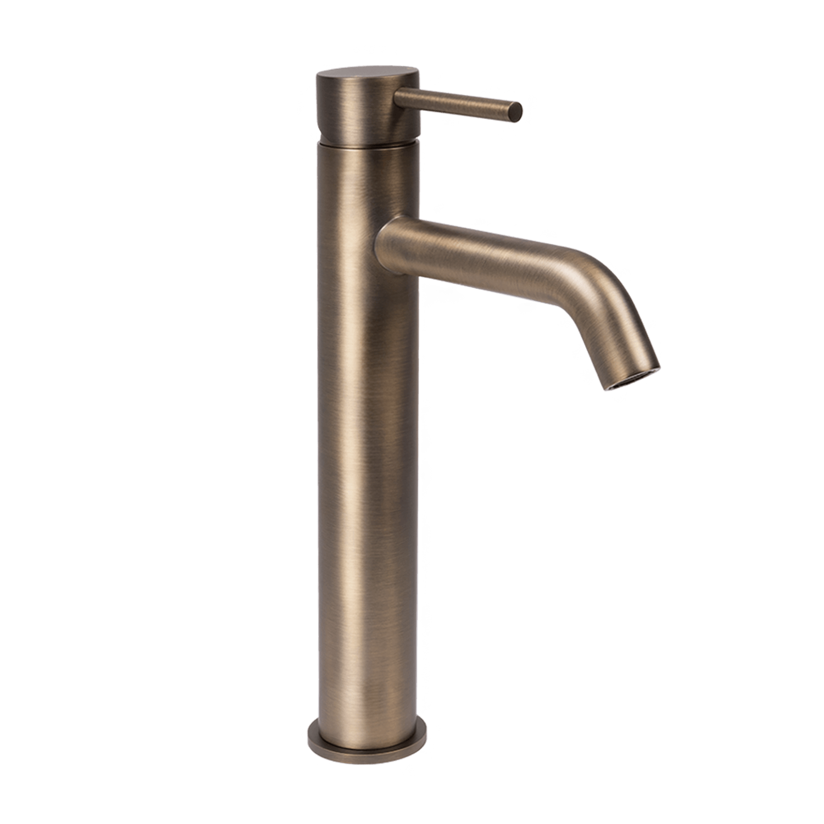 Mira Brushed Vintage Antique Brass Tall Basin Mixer gallery detail image