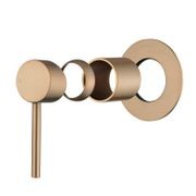 Lucid Pin Wall Mixer Trim Kit Brushed Copper gallery detail image