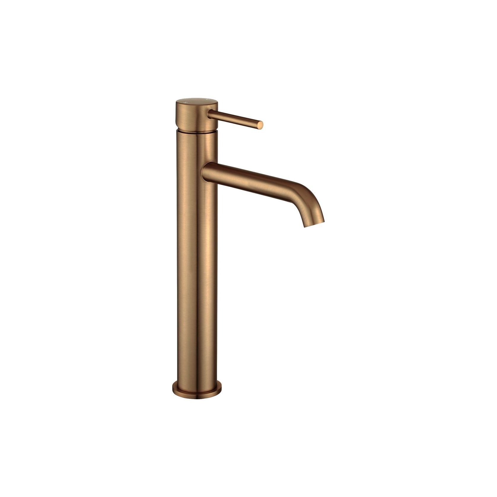 Lucid Pin Tall Basin Mixer Brushed Copper gallery detail image