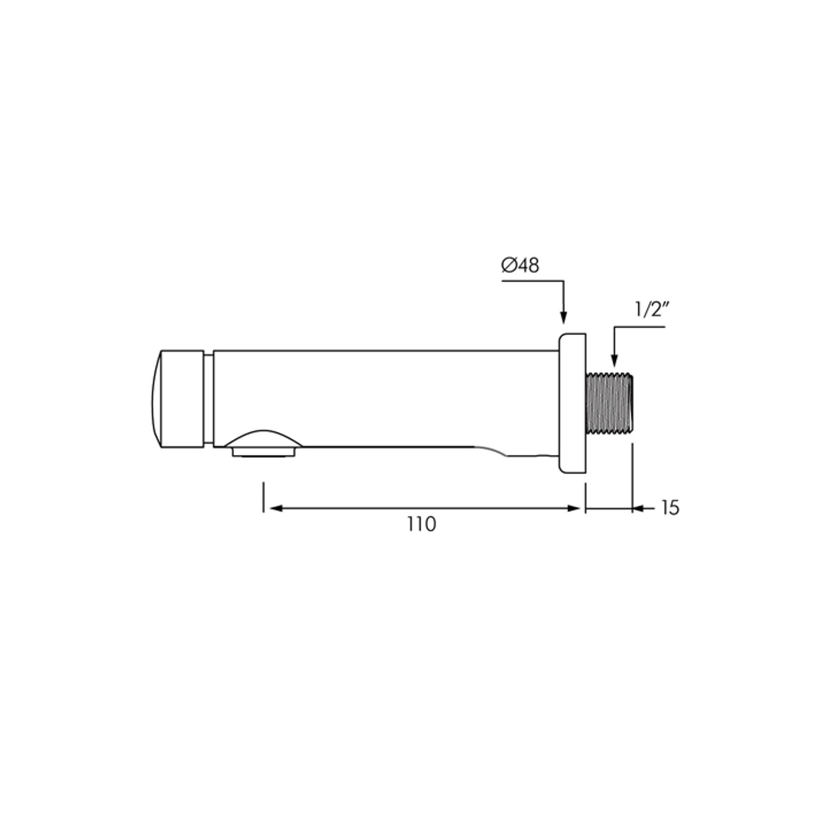 Delabie Temposoft 2 Time Flow Bib Tap gallery detail image