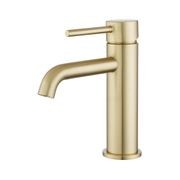 Lucid Pin Basin Mixer Light Brushed Brass gallery detail image