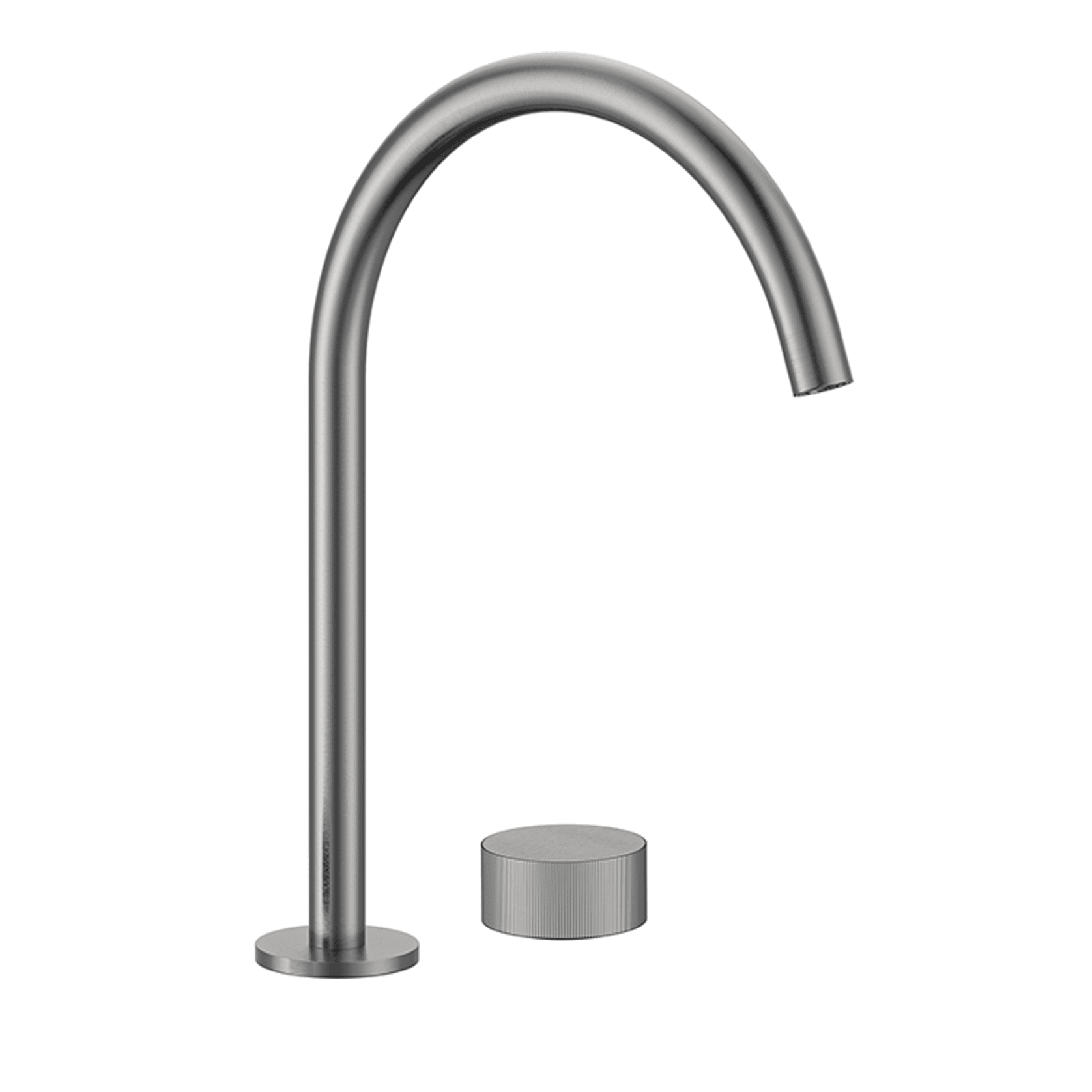 Lente Progressive High Spout Deck Mounted Basin Mixer gallery detail image