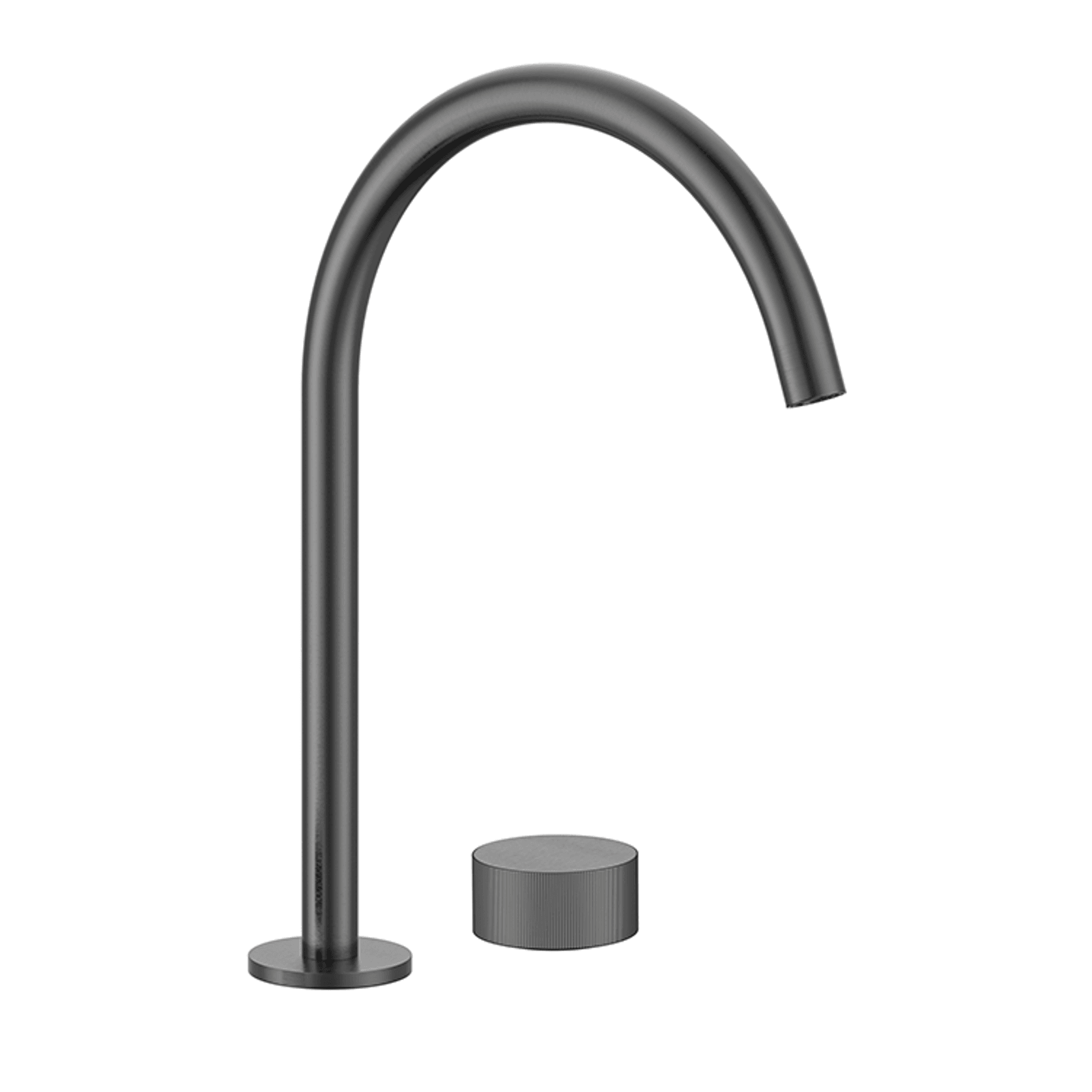 Lente Progressive High Spout Deck Mounted Basin Mixer gallery detail image