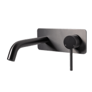 Mira Brushed Gunmetal Wall Mixer and Spout gallery detail image