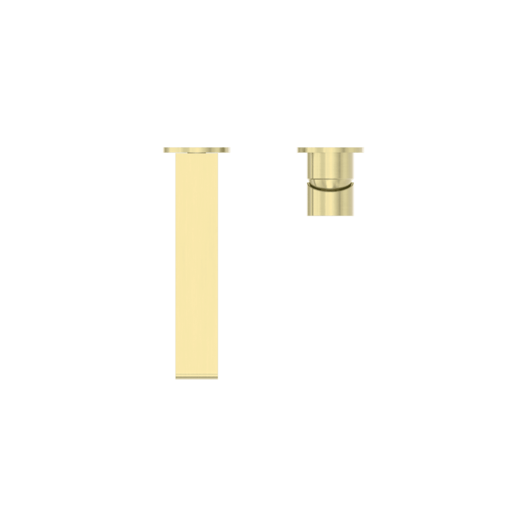 Bianca Basin/Bath Mixer Back Plate 230mm | Brushed Gold gallery detail image