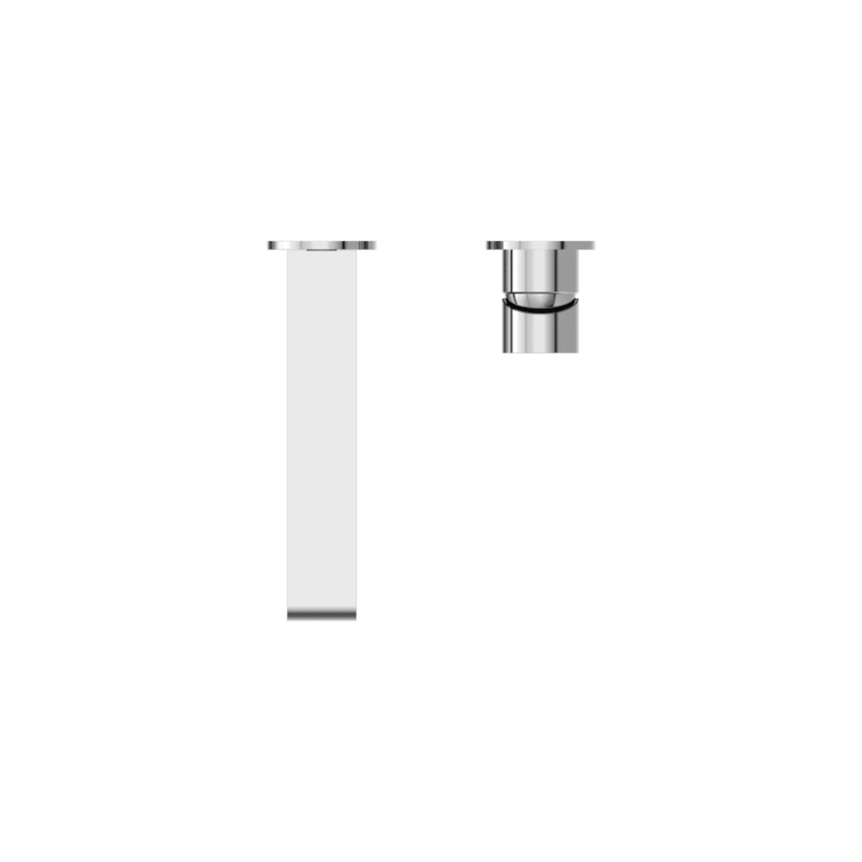 Bianca Basin/Bath Mixer Back Plate 230mm | Chrome gallery detail image
