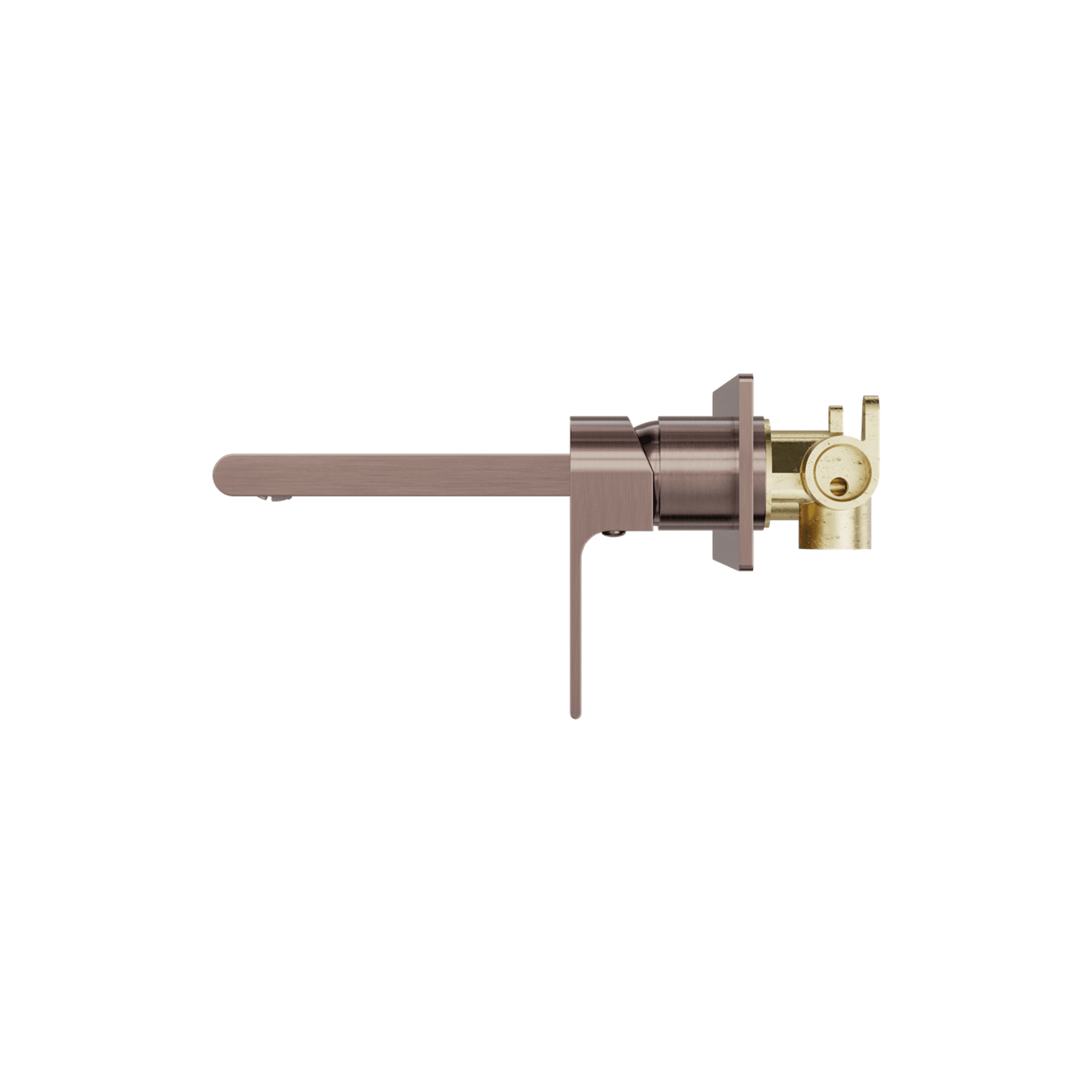 Bianca Wall Basin/Bath Mixer 187mm | Brushed Bronze gallery detail image