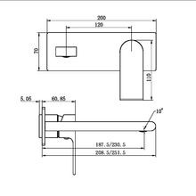 Bianca Basin/Bath Mixer 230mm Trim Kits | Brushed Nickel gallery detail image