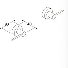 Minimal Wall-mounted Tap Pair gallery detail image