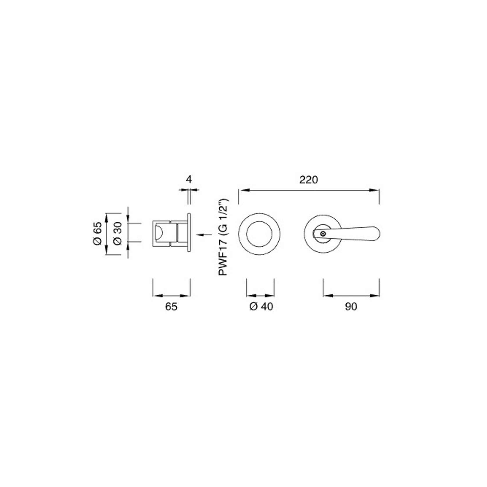 LUTEZIA PLUS Thermostatic Shower Mixer Set by CEA gallery detail image