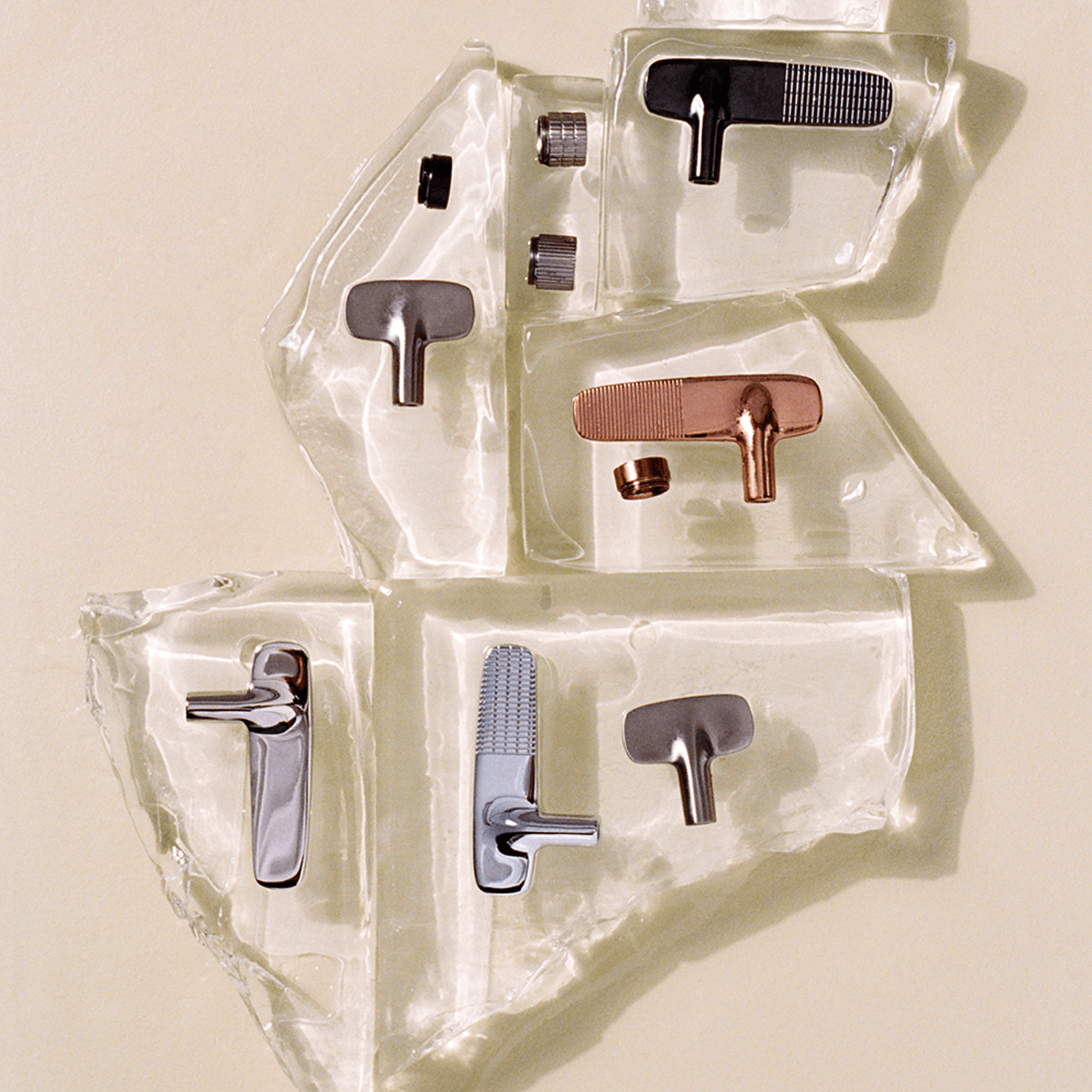 Veloce Wall Mounted Basin Mixer 225mm gallery detail image