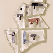 Veloce Wall Mounted Basin Mixer 225mm gallery detail image