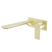 Urbane II Wall Basin/Bath Mixer 220mm Rectangular Cover gallery detail image